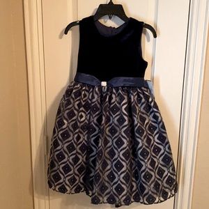 Girls royal blue dress